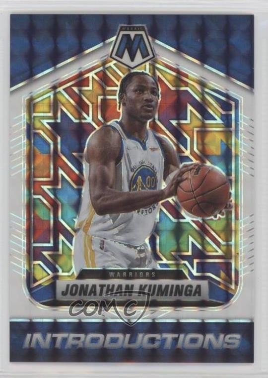 2021 Panini Mosaic Introductions White Prizm /25 Jonathan Kuminga #8 Rookie RC