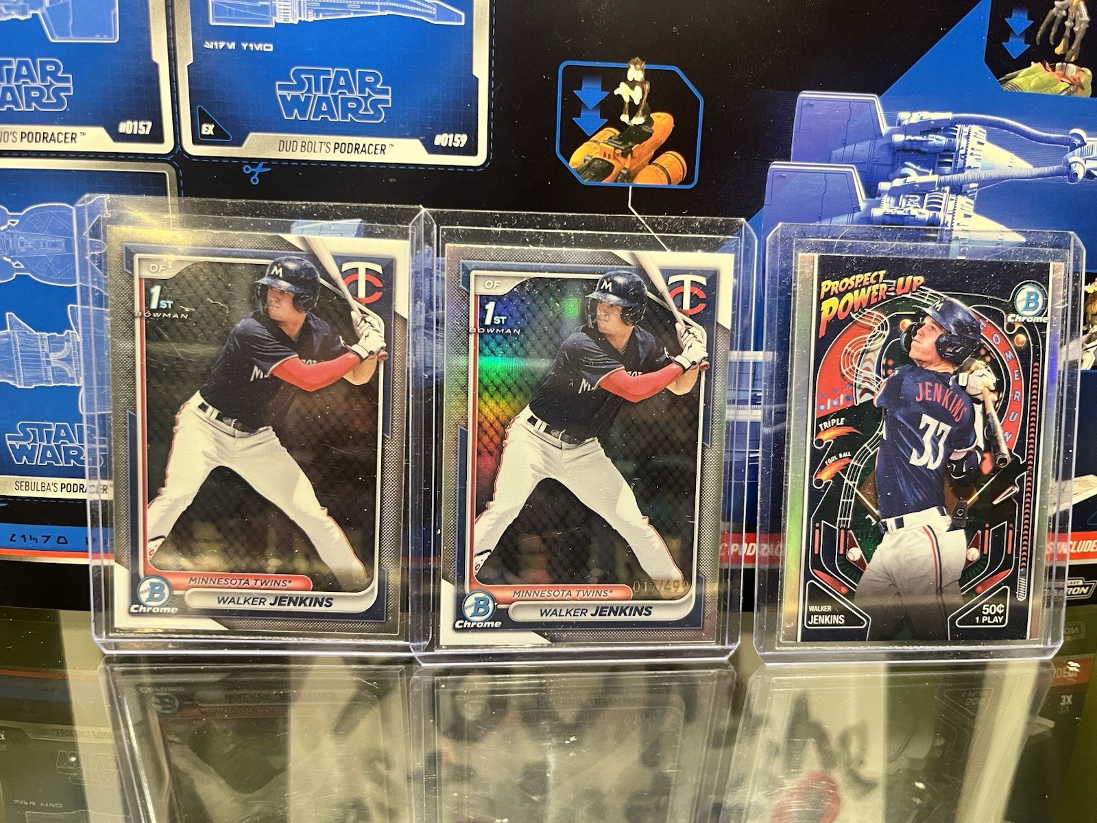 2024 Bowman - Chrome Prospects Walker Jenkins #BCP-43 Refractor /499 (RC)