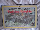Marx Fighting Knights Carryall Playset 4635, Tin LItho Case, Figs & Accessories — photo 1