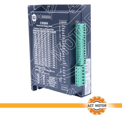 CS86H Closed Loop Driver 24-110VDC  24-80 VAC 6A - For Nema34 Stepper Motors