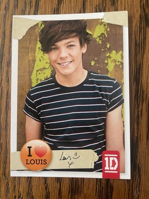 2013 Panini One Direction Louis Tomlinson Trading Card # 9 sehr guter Zustand