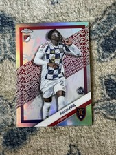 2025 Topps Chrome MLS Pitch Prodigies REFRACTOR #194 Ariath Piol - Real Salt 