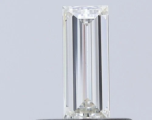 0.30 Ct Natural GIA Certified Loose Baguette Cut 6x2 mm Color H/VS Grade