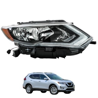Headlight Right Halogen Nissan Rogue 2017-2019