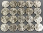 20 1996 US 1ozt .999 Silver Eagle $1 Key Date BU w/ spots toning tube L24430