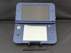 B4292 Nintendo new 3DS LL XL console Metallic Blue Japan w/pen fx