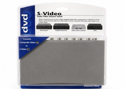 Recoton S-Video Selector Switch DVD1000 NEW SEALED Retro Gaming Composite Hub