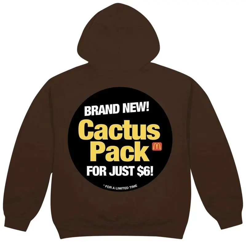Travis Scott McDonald Cactus Jack Hoodie Cactus Pack Size XXL