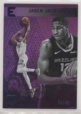 2018-19 Panini Chronicles Essentials Purple 4/49 Jaren Jackson Jr Rookie RC 2d9