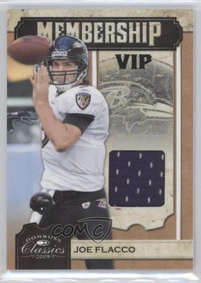 2009 Donruss Classics Membership VIP Jerseys 22/299 Joe Flacco #13 c8m