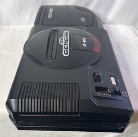 Sega CD + Sega Genesis Model 1 Console Combo w/ Controller & Cords & Sewer Shark