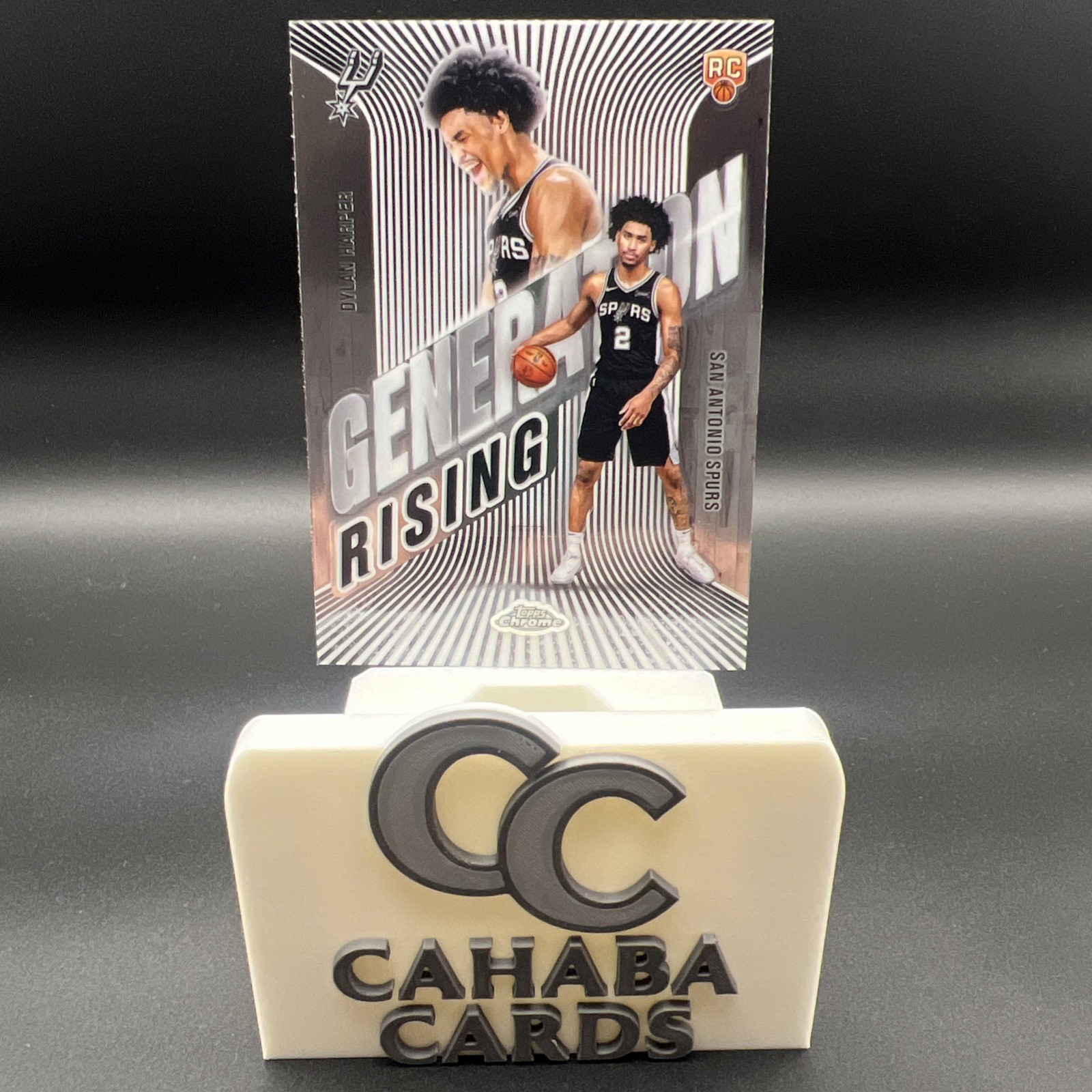 2025 Topps Chrome Dylan Harper Generation Rising Rookie Insert #GR-2 SA Spurs