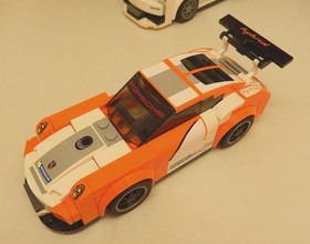 Lego Porsche 911 Gt Finish Line 75912 Speed Champions 100% Complete Set 551 Pcs