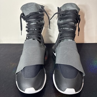 Adidas Y-3 Qasa Boot Men's Size 8 Black bb4803 | eBay