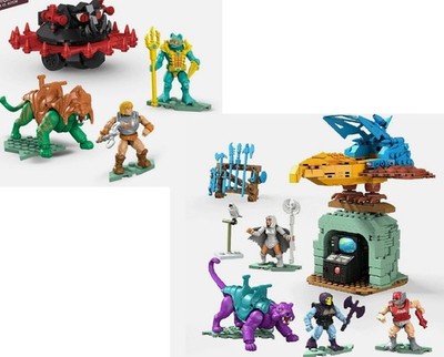 Mega Construx MOTU He-Man Battle Cat Roton Beast Skeletor Panthor at Point Dread