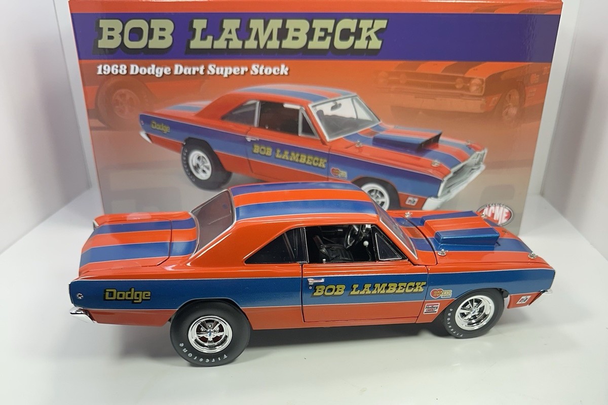 ACME 1/18 Scale 1968 DODGE DART “Super Stock” BOB LAMBECK | eBay