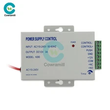 12V 3A Door Access Control Power Supply Controller Power Box For Intercom System