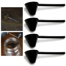 4 Pc Measuring Spoon Coffee Grounds Measurer Cup Scoop Plastic 0.5 Oz Capacity