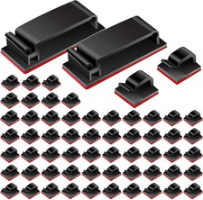 59 Pieces Self-Adhesive Cable Clips Cable Management Holder Electric Wire Cable