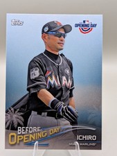 Ichiro Suzuki 2018 Topps Opening Day Before Opening Day #BOD-I Miami Marlins