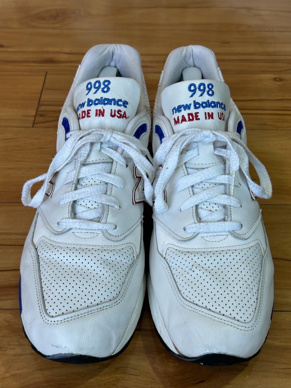 Size 12 - New Balance 998 Made in USA Explore by Air - White thumbnail 2