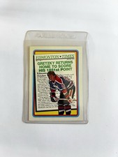 Wayne Gretzky Returns Home Insert 1990 O-Pee-Chee Hockey Card #2 Mint Vtg NHL