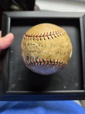 Game Used Hit Baseball Hack Wilson HOF Mears 1928