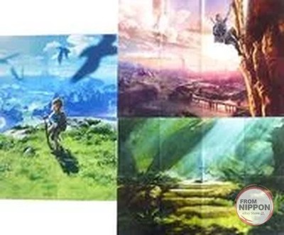 Nintendo Zelda Breath of the Wild Link B2 Poster Set of 3 My Nintendo