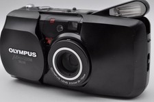 Olympus mju ZOOM DELUXE 35mm Film Camera ALL WORKS Near Mint From Japan