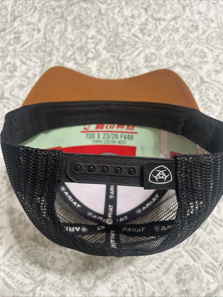 ARIAT男式蓝盾标志棒球帽 — 第 4/4 张图片