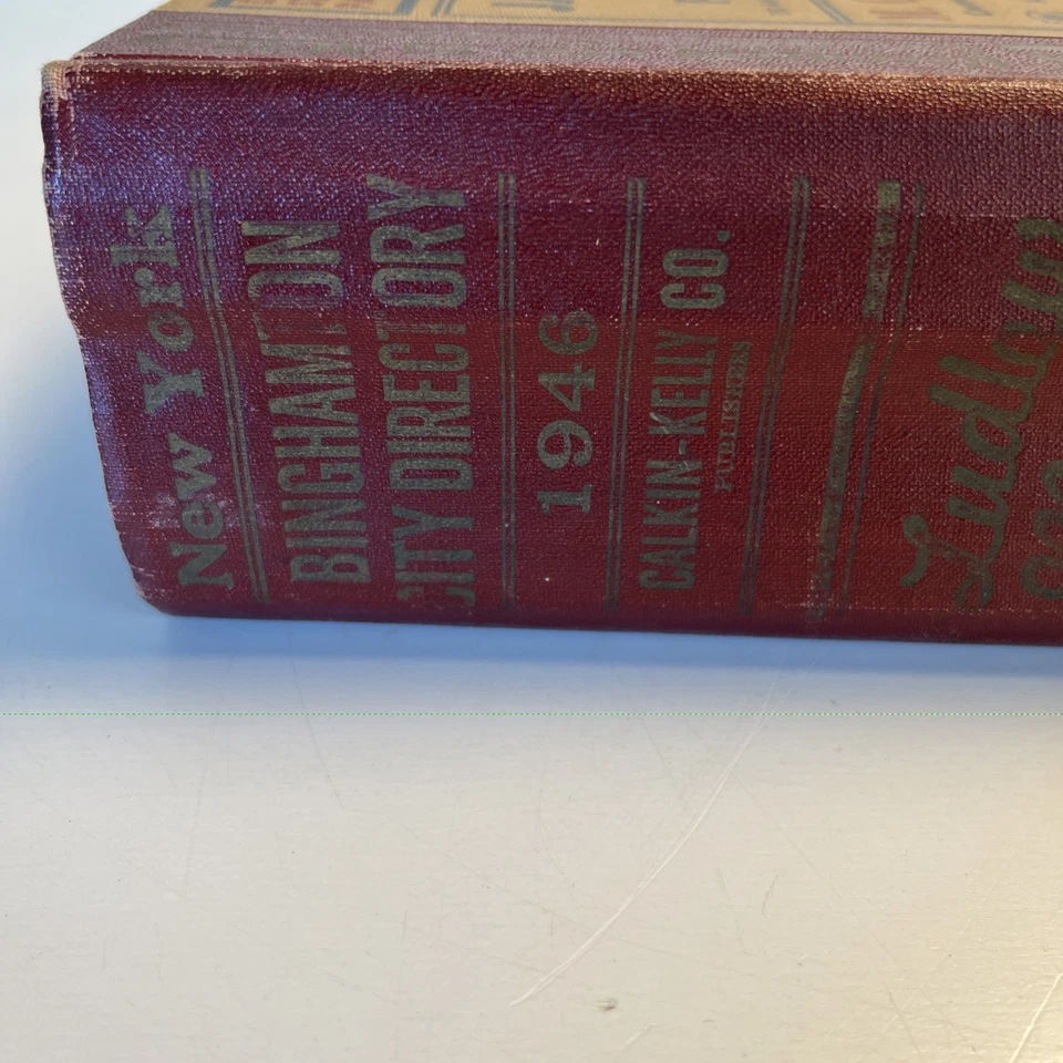 1946 Binghamton NY Buyers’ Guide City Directory Calkin-Kelly Vintage Ads - Image 4 of 4