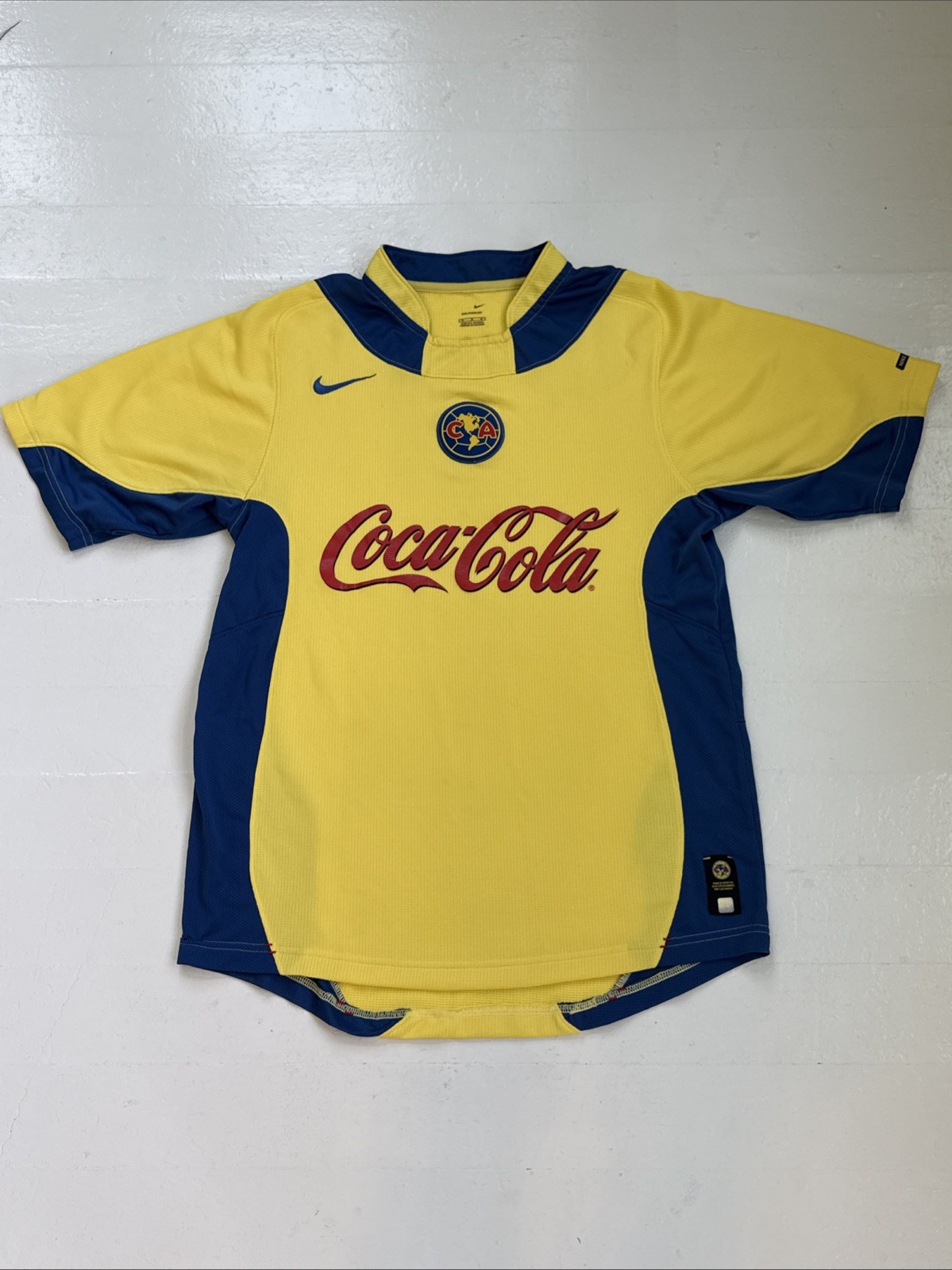 2004 Nike Sphere Club America Authentic Home Soccer Jersey - Medium