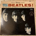 The Beatles- Meet The Beatles Capitol Rainbow Label, Gold Record Award LP ST2047