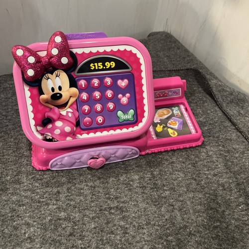 Disney Minnie Mouse Cash Register Working With Money