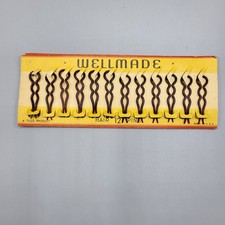 Vintage 1950  s 1940's Wellmade 2  Hair Pins 12 Pins On Card Tilco Product