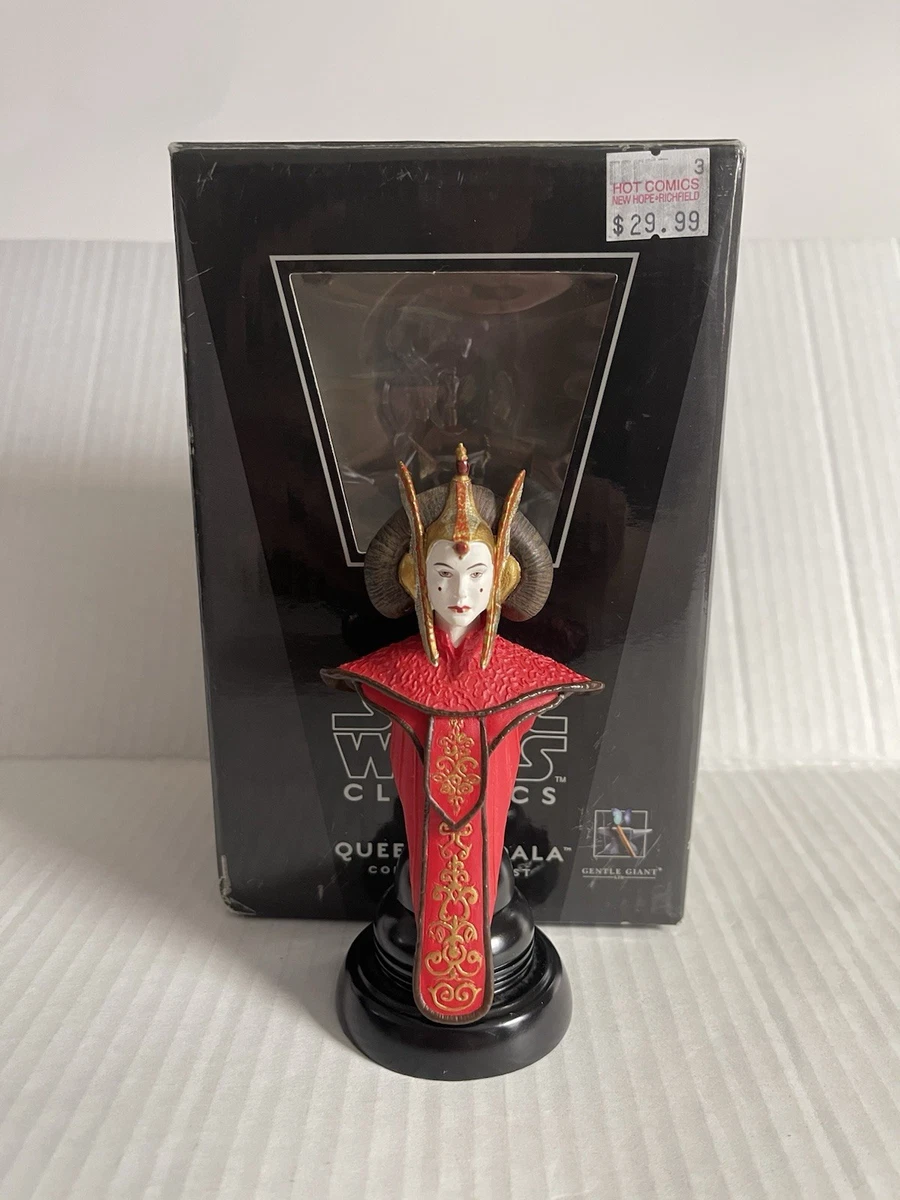 Star Wars Gentle Giant Padme Amidala Attack Of Clones Collectible Mini Bust 2002 | UK