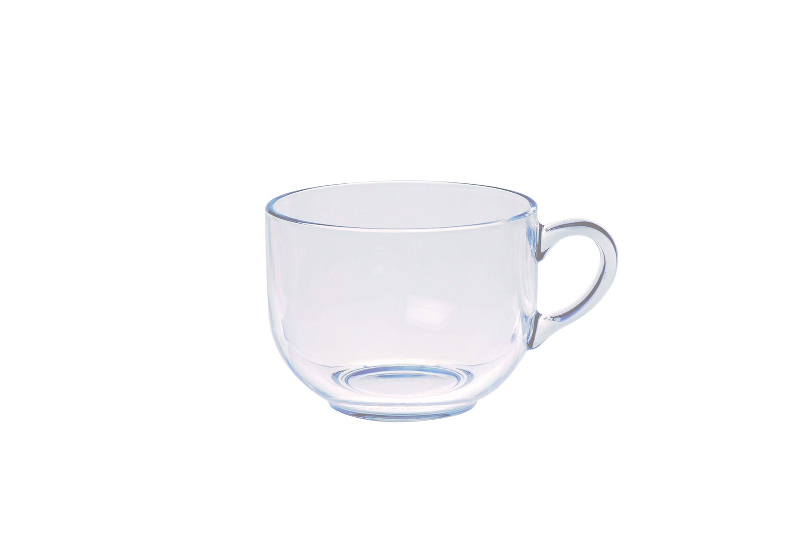 Tasses transparentes lot de 3 en verre borosilicate de 250ml