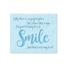 Reusable Smile Face Wall Art Stencil for DIY Crafts - StencilAir