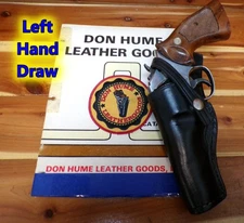 LEFT H286 1-4 DON HUME Jordan Holster for S&W K Frame 10 12 15 19 64 66 68 4"