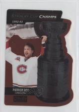 2014-15 O-Pee-Chee Platinum Stanley Cup Champs Die-Cuts Patrick Roy #SS-3 HOF