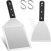 Grillspachtel Set Edelstahl 2Er Set FüR Smash Burger Grillwender