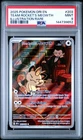 2025 POKEMON DRI EN-DESTINED RIVALS ILLUSTRATION RARE TEAM ROCKET'S MEOWTH PSA 9