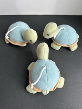 CUTE Set of 3  Graco Swing  Rocker Mobile Toy Plush Turtles Replacement Part