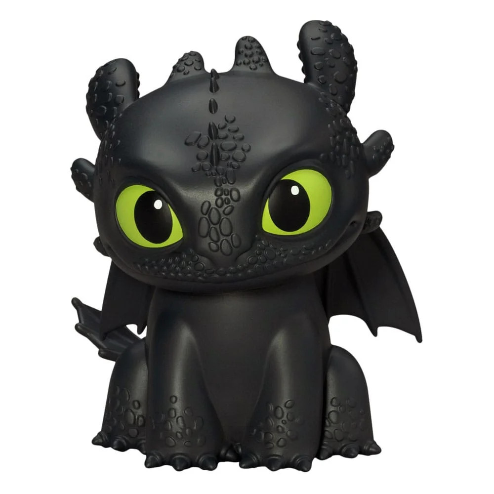 Tirelire Krokmou Toothless 12 cm pour décoration bureau et chambre d'enfant