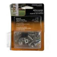 Sliding Door Roller Kit 1-1/2'' D Concave Roller, Yellow Zinc, Prime-Line D 1797