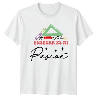 Ensenar Es Mi Pasion Damen T-Shirt Retro Spanisch Lehrer Geschenk für Sie