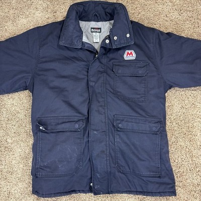 Bulwark FR Marathon Oil Gas Heavy Duty Thick Line Jacket Coat Fire Resistant XL