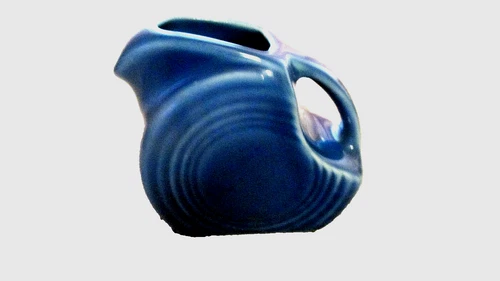 HTF FIESTA MINI DISK PITCHER creamer Lapis blue NEW  5 OZ NICE