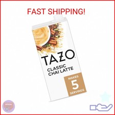 TAZO Classic Chai Latte, Black Tea Concentrate, Easy-to-Serve Caffeinated Chai T