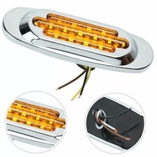 6x Luces LED Ambar para Camion Remolque Marcador Lateral Direccional 12V